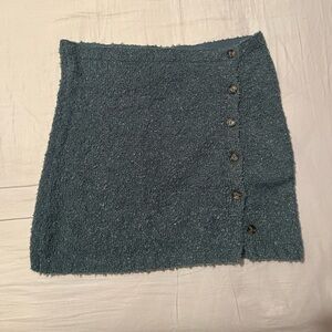 Urban Outfitters Blue Button Skirt